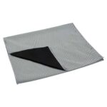 Propuestas funcionales en regalos promocionales con personalización puntual, toalla deportiva luga gris