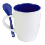 Taza moffy azul, opciones de artículos publicitarios para distribuir y exponer tu imagen corporativa