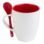 Taza moffy rojo, merchandising para empresas desarrollado para campañas a largo plazo