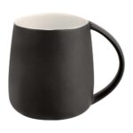 Taza morteratsch negro, propuestas en merchandising para empresas con equilibrio entre costo y calidad