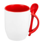 Opciones flexibles de artículos promocionales para diferentes giros de negocio, taza para sublimar margao rojo