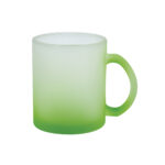 Productos promocionales de línea básica con terminados resistentes, taza para sublimar tecaf verde