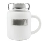 Línea de merchandising para empresas con diseños prácticos y actuales, taza ilma blanco