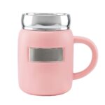 Artículos personalizados creados para mejorar la presencia visual de tu marca, taza ilma rosa