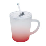 Artículos personalizados pensados para mantenerse prácticos por más tiempo, taza para sublimar banao rojo