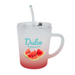 Distribución de artículos personalizados con rutas disponibles en todo méxico, taza para sublimar banao rojo