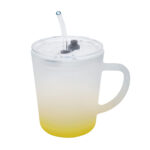 Taza para sublimar banao amarillo, línea funcional de artículos promocionales con buena aceptación en eventos