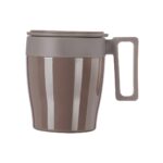 Taza glisser gris, artículos publicitarios diseñados para acompañar materiales impresos o digitales
