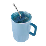 Taza coraline azul, regalos corporativos creados para transmitir profesionalismo