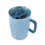 Taza coraline azul, artículos de regalo empresarial con diseño clásico y flexible