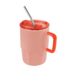 Promocionales guadalajara brinda varías técnicas de impresión, taza coraline naranja