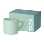 Taza elephant aqua, diseños personalizados disponibles en distintas técnicas de impresión o grabado
