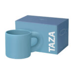 Artículos personalizados creados para mantener uniformidad visual en campañas, taza elephant azul