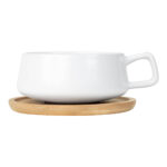 Taza wuhan blanco, fabricación de artículos promocionales con base en materiales nacionales