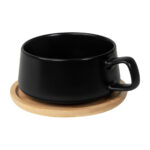 Líneas modernas de regalos promocionales con equilibrio entre costo y presentación, taza wuhan negro