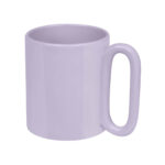 Regalos corporativos funcionales, para transportar y con excelente imagen, taza orella morado