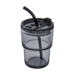 Vaso moka negro, artículos promocionales fabricados con materiales nacionales y de importación