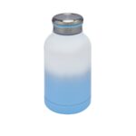 Líneas modernas de regalos promocionales con equilibrio entre costo y presentación, termo desvash azul
