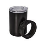 Opciones en merchandising empresarial con variedad de modelos y materiales, termo portalatas dela negro