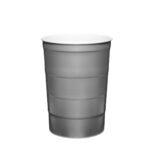 Líneas funcionales de artículos personalizados que aportan buena imagen, vaso chill gris