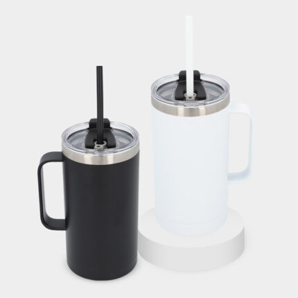 Termo con popote evants, opciones económicas en merchandising empresarial y de aceptable calidad