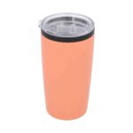 Termo peak naranja pastel, opciones flexibles en artículos personalizados con distintos tipos de grabado
