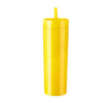 Artículos publicitarios elaborados con materiales de calidad y buen acabado, termo meredi amarillo
