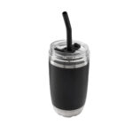 Merchandising para empresas que combina funcionalidad con una línea fenomenal, termo frenzy negro