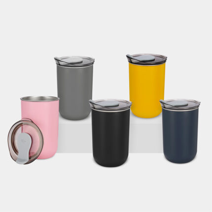 Líneas completas de artículos personalizados en materiales duraderos, termo late