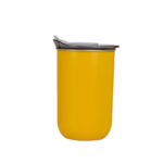 Soluciones en merchandising empresarial pensadas para diferentes giros comerciales, termo late amarillo