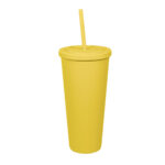 Línea de merchandising empresarial enfocada en calidad y funcionalidad, vaso blag amarillo