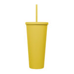 Vaso blag amarillo, artículos publicitarios fabricados con control de calidad verificada