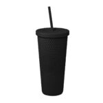 Vaso elmas negro, regalos publicitarios con equilibrio entre costo, presentación y reputación
