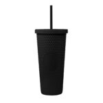 Regalos empresariales que reflejan cordialidad y compromiso con el cliente, vaso elmas negro