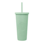 Regalos promocionales diseñados para mantener tu marca presente, vaso elmas verde pastel