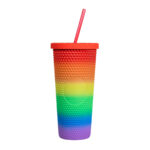 Vaso pride multicolor, regalos publicitarios sencillos, prácticos y para distribuir