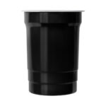 Vaso pong negro, regalos promocionales con presentación profesional y materiales duraderos
