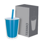Vaso elissa azul, artículos de merchandising empresarial recomendados para uso cotidiano