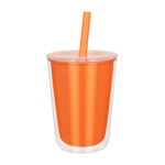 Vaso elissa naranja, diseños versátiles y adaptables en productos promocionales para distintos sectores