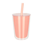 Vaso elissa rosa, diseños en regalos corporativos con imagen moderna y fina