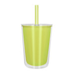 Vaso elissa verde, merchandising para empresas que proyecta imagen sólida y profesional
