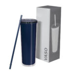 Vaso neli azul marino, regalos corporativos fabricados con materiales seleccionados y resistentes