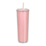 Regalos promocionales que acompañan campañas de tu marca o lanzamientos de producto, vaso neli rosa