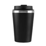 Regalos promocionales con presentación profesional y materiales duraderos, termo batani negro