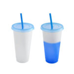 Vaso blur azul, artículos publicitarios con imagen elegante y terminados únicos