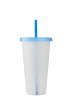 Artículos personalizados con opciones de color aceptable o institucional, vaso blur azul
