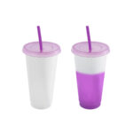 Vaso blur morado, artículos de merchandising para empresas con envío nacional
