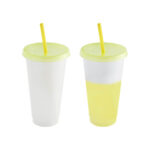 Vaso blur amarillo, artículos personalizados pensados para mantenerse prácticos por más tiempo
