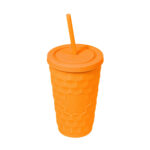Vaso gleb naranja, artículos personalizados para campañas, eventos o uso interno de tu empresa