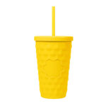 Artículos de merchandising empresarial con materiales seleccionados, vaso gleb amarillo